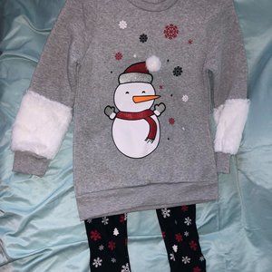 Girls snowman outfit